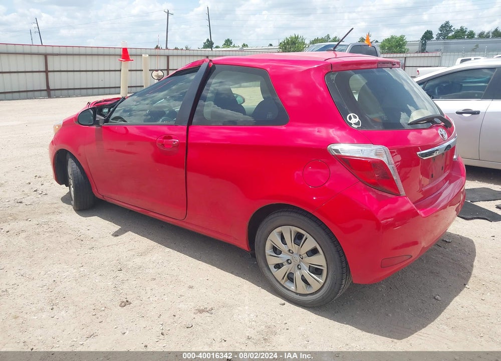 2014 TOYOTA YARIS L (TMC/CBU PLANT) VIN: JTDJTUD33ED592503