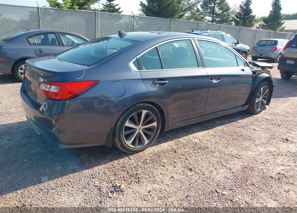 2016 SUBARU LEGACY VIN: 4S3BNBJ69G3005960
