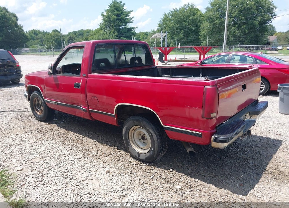 1993 GMC SIERRA C1500 VIN: 1GTDC14K9PZ506202