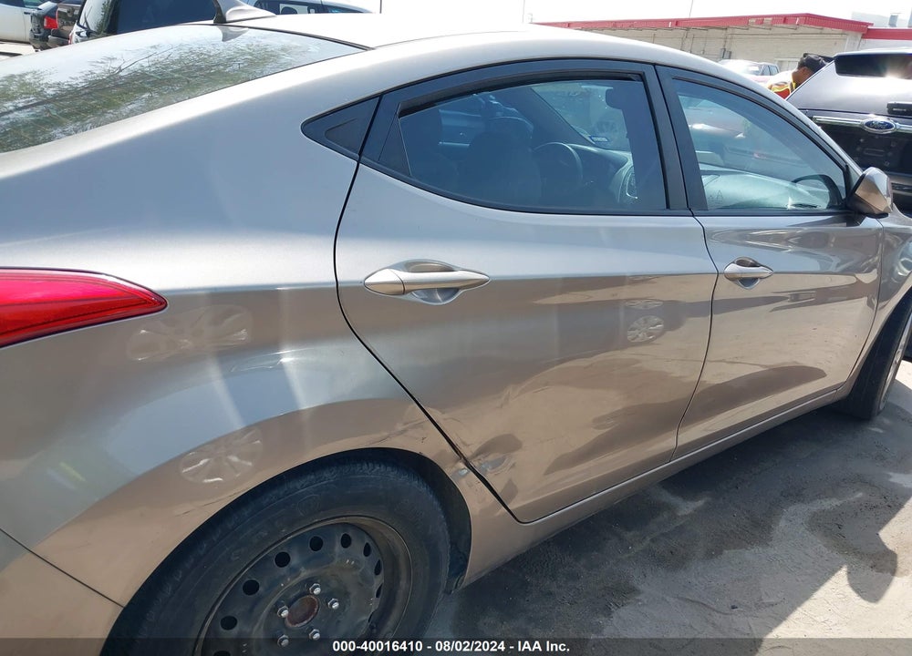 2013 HYUNDAI ELANTRA GLS VIN: 5NPDH4AE6DH183070