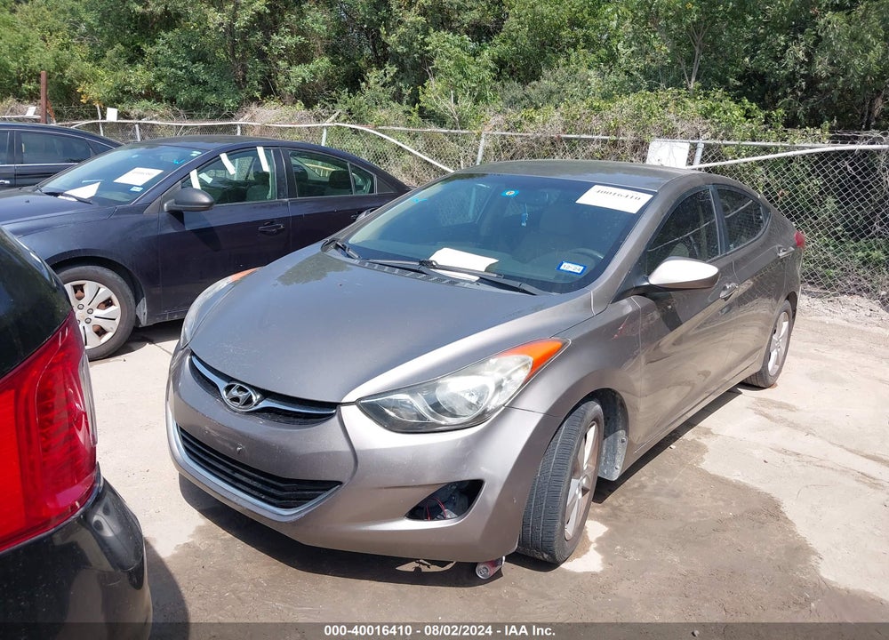 2013 HYUNDAI ELANTRA GLS VIN: 5NPDH4AE6DH183070