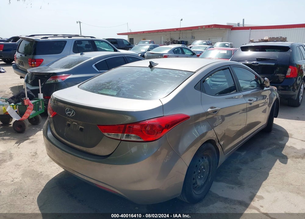 2013 HYUNDAI ELANTRA GLS VIN: 5NPDH4AE6DH183070