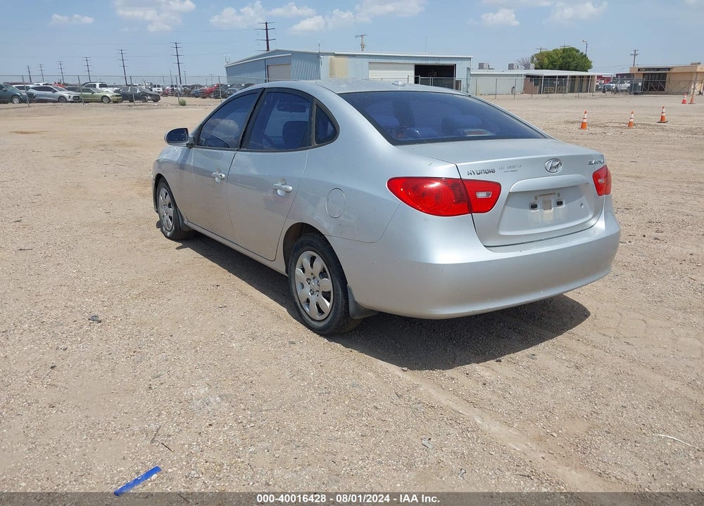 2008 HYUNDAI ELANTRA GLS/SE VIN: KMHDU46D68U540993
