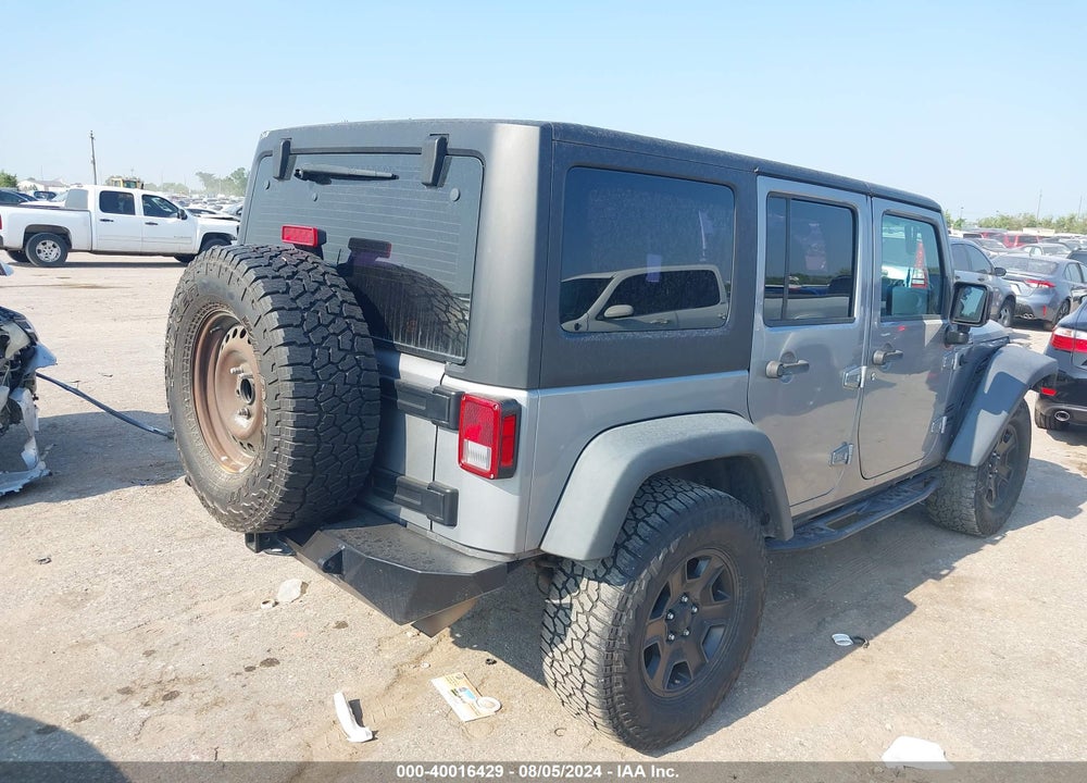 2016 JEEP WRANGLER UNLIMITED SPORT VIN: 1C4BJWDG6GL252120
