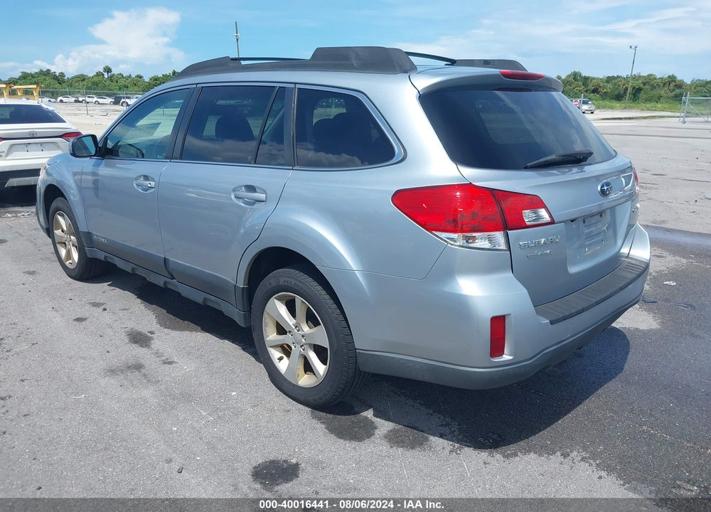 2013 SUBARU OUTBACK 2.5I PREMIUM VIN: 4S4BRCGC9D3260364
