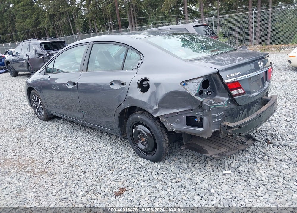 2013 HONDA CIVIC EX VIN: 19XFB2F83DE220534