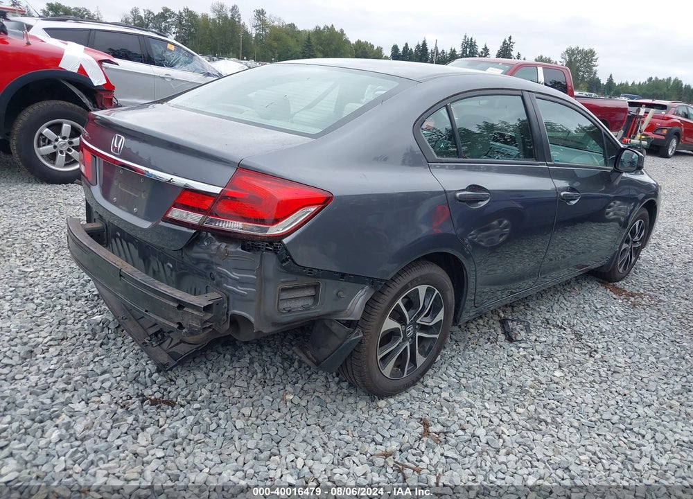 2013 HONDA CIVIC EX VIN: 19XFB2F83DE220534