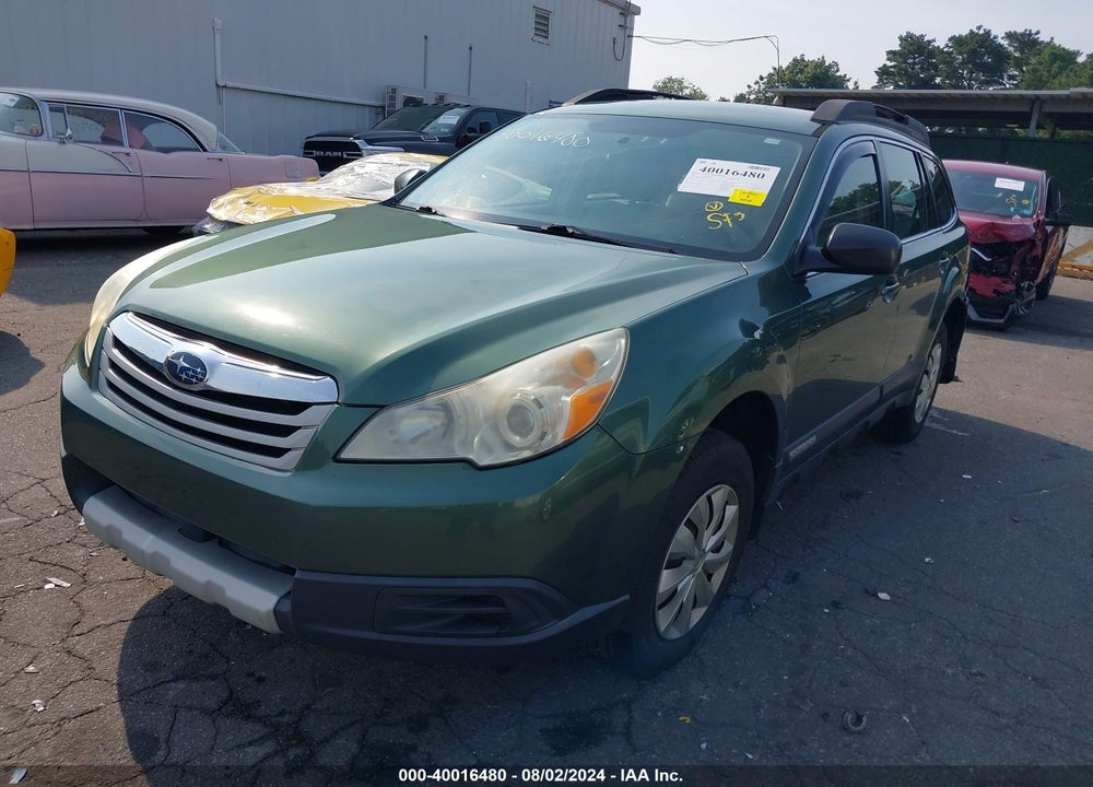 2010 SUBARU OUTBACK 2.5I VIN: 4S4BRBAC0A3370217
