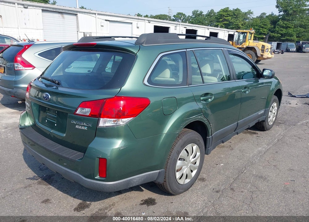 2010 SUBARU OUTBACK 2.5I VIN: 4S4BRBAC0A3370217