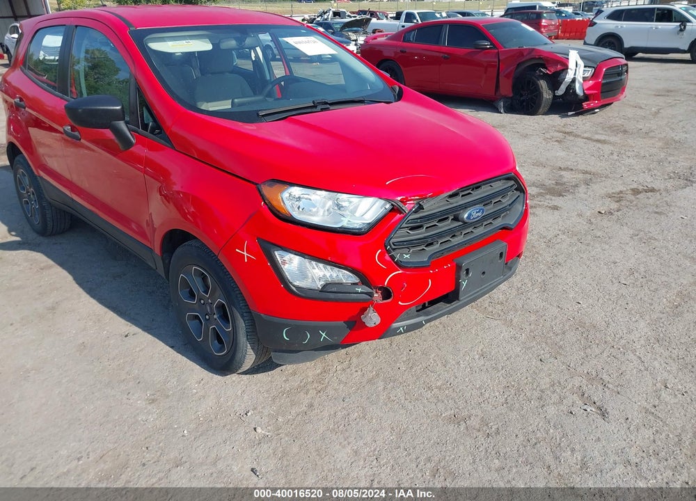 2020 FORD ECOSPORT S VIN: MAJ3S2FE3LC361379