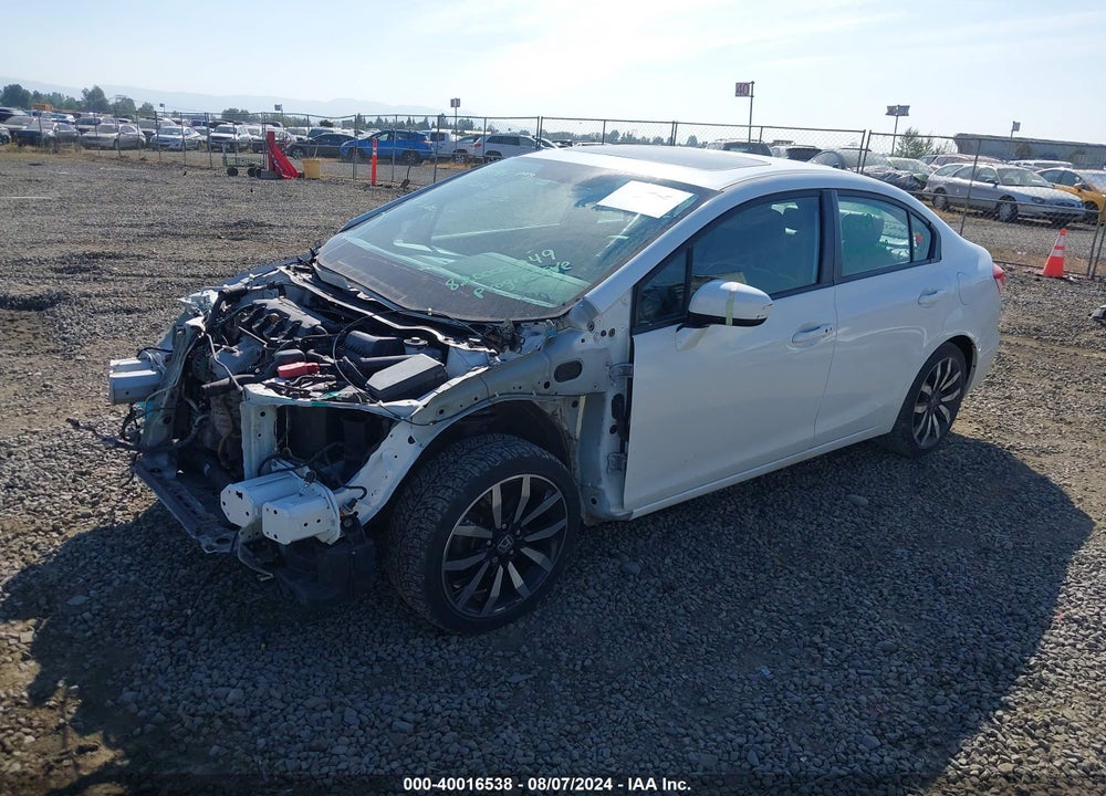 2014 HONDA CIVIC EX-L VIN: 19XFB2F96EE252890