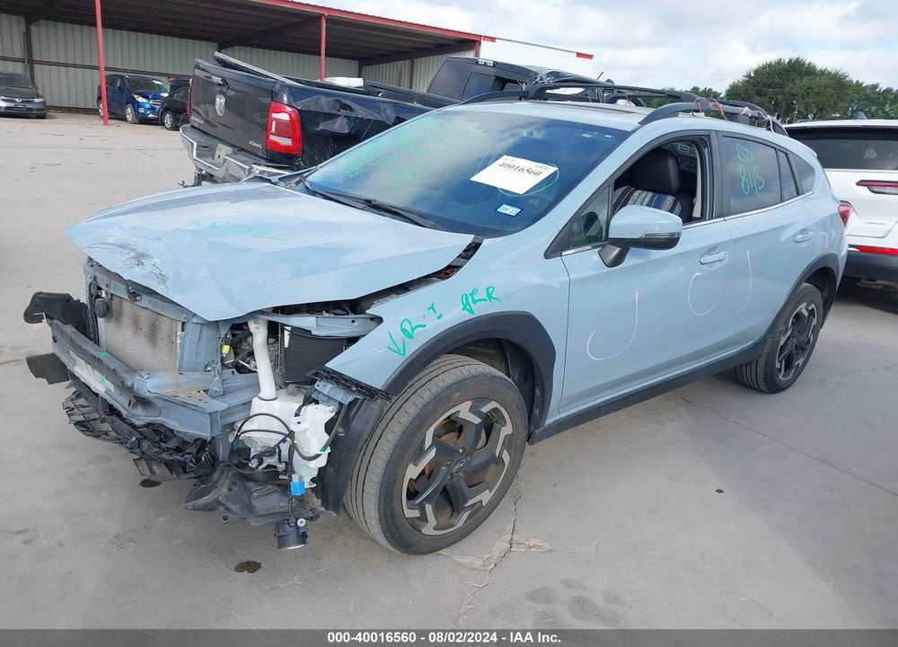 2021 SUBARU CROSSTREK LIMITED VIN: JF2GTHNC8M8238582