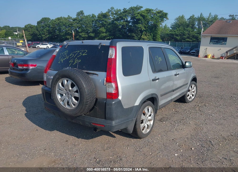 2006 HONDA CR-V EX VIN: SHSRD78866U416412