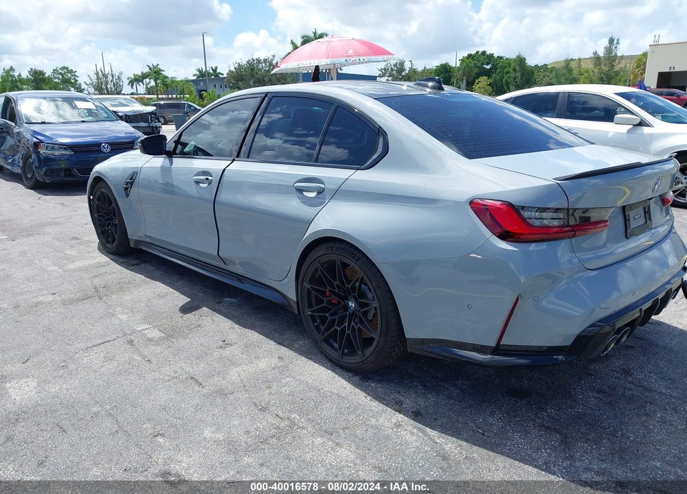 2022 BMW M3 VIN: WBS33AY0XNFL75907
