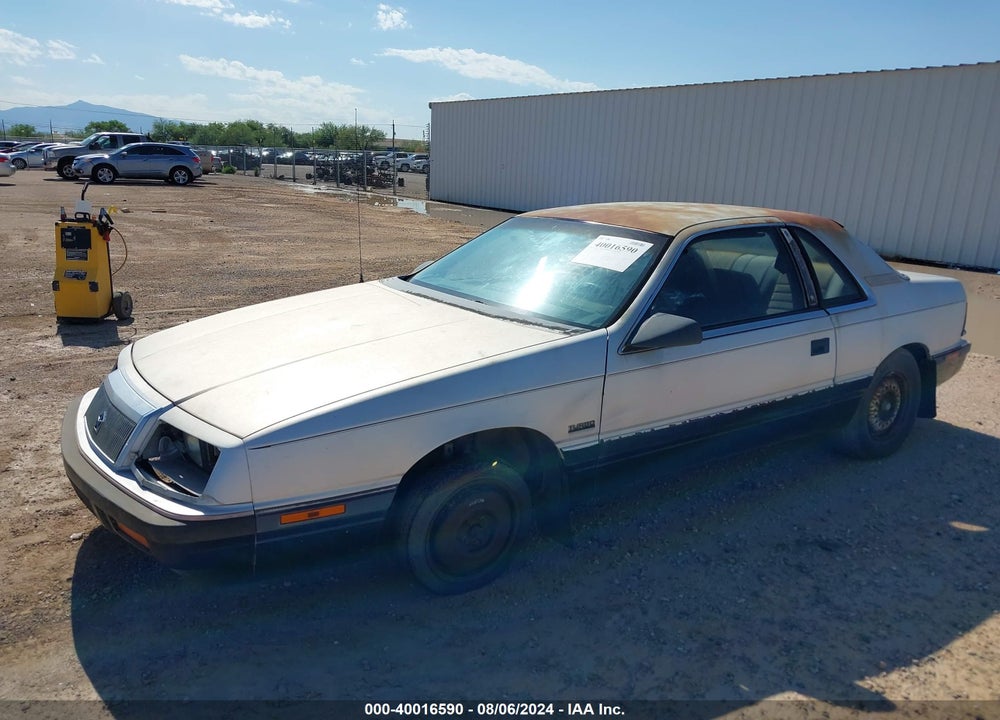 1988 CHRYSLER LEBARON VIN: 1C3CJ41EXJG301657