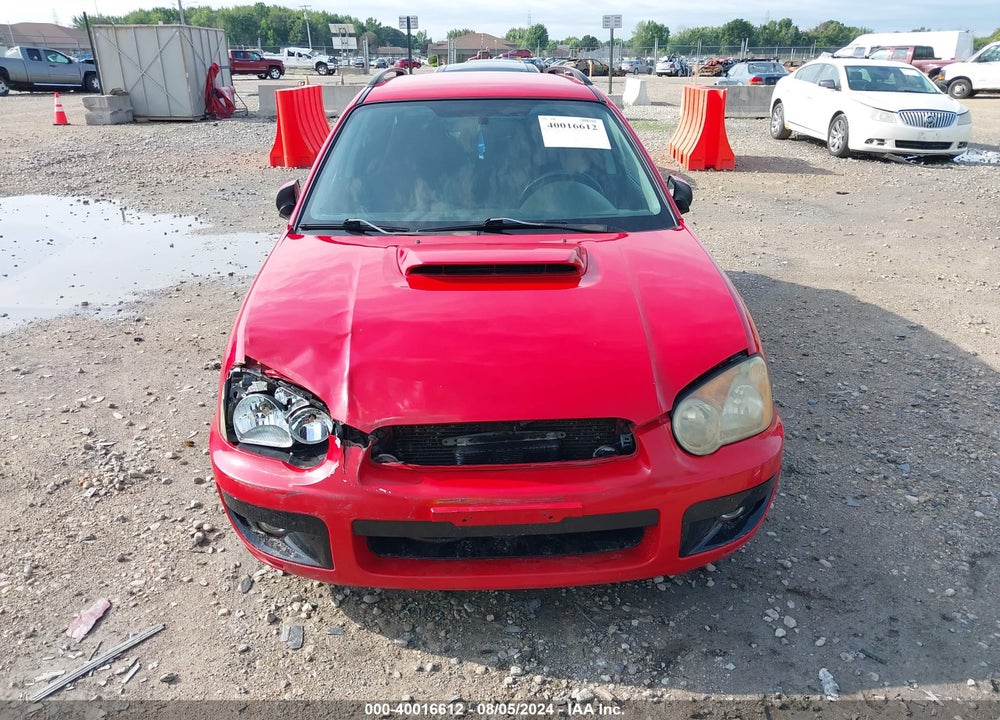 2004 SUBARU IMPREZA WRX VIN: JF1GG29604H800176