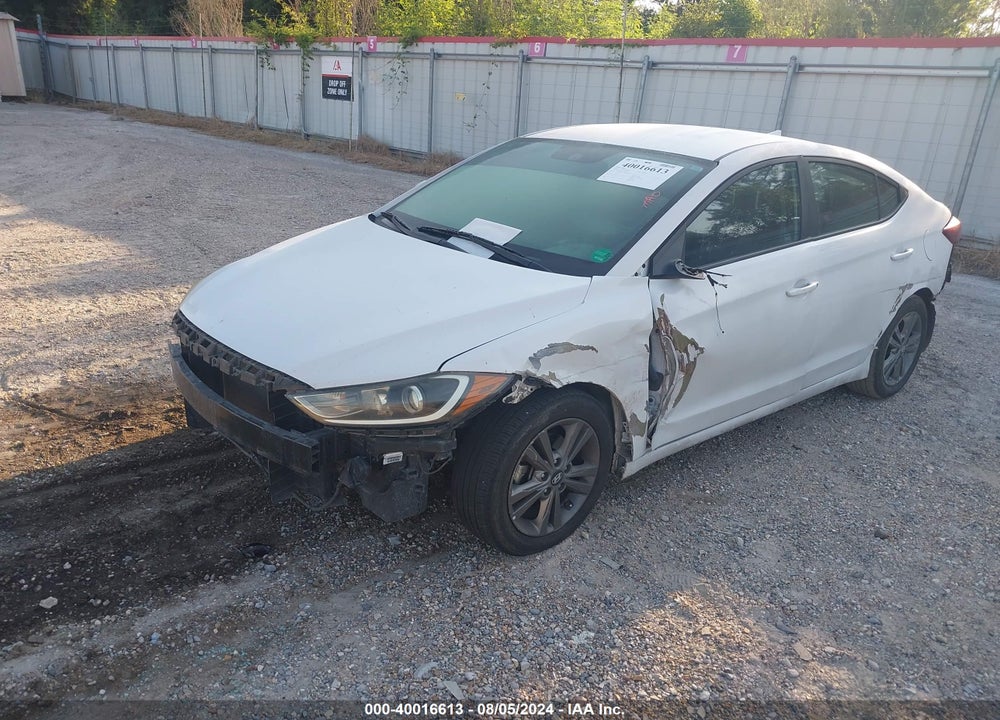 2018 HYUNDAI ELANTRA SEL VIN: 5NPD84LF3JH258843