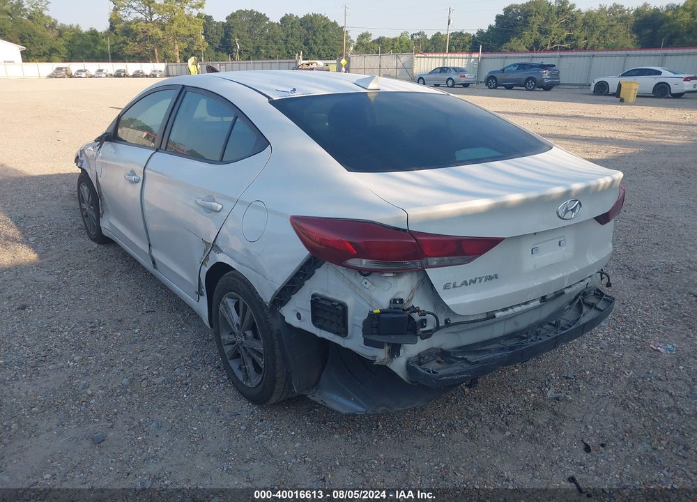 2018 HYUNDAI ELANTRA SEL VIN: 5NPD84LF3JH258843