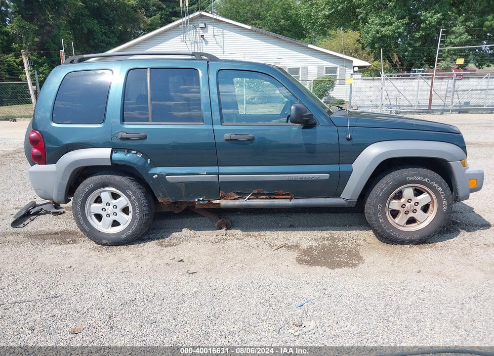 2005 JEEP LIBERTY SPORT VIN: 1J4GL48KX5W706524