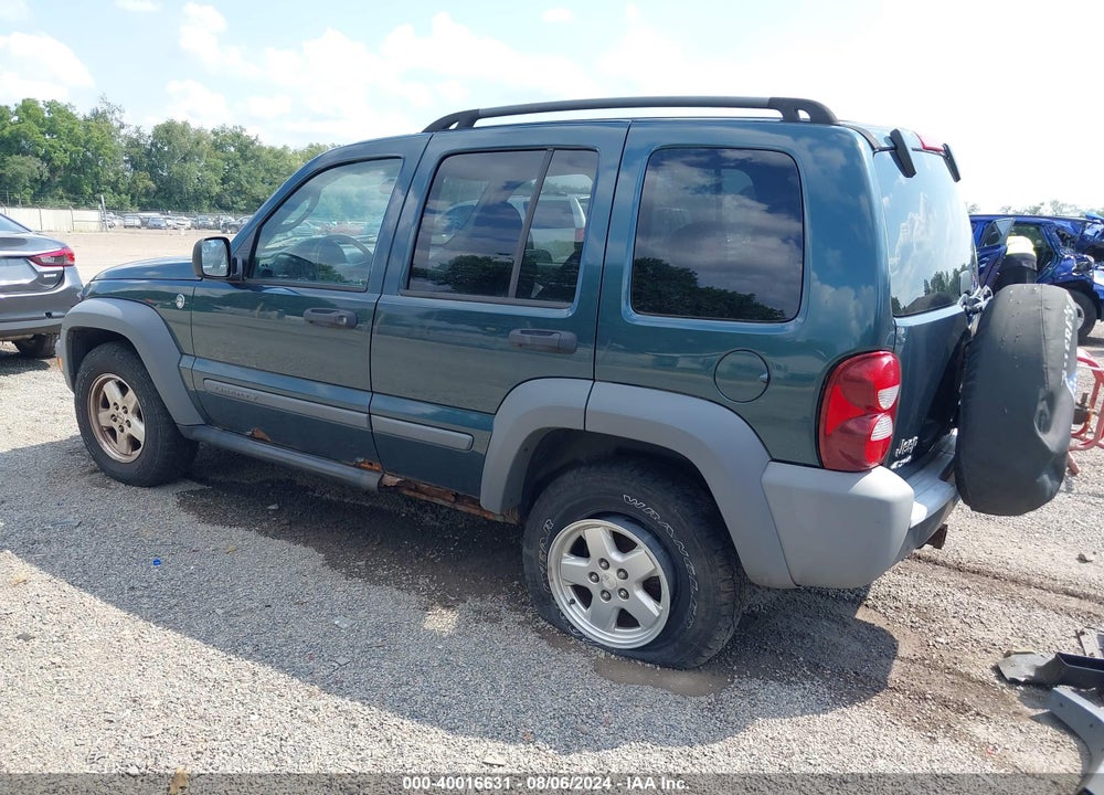 2005 JEEP LIBERTY SPORT VIN: 1J4GL48KX5W706524
