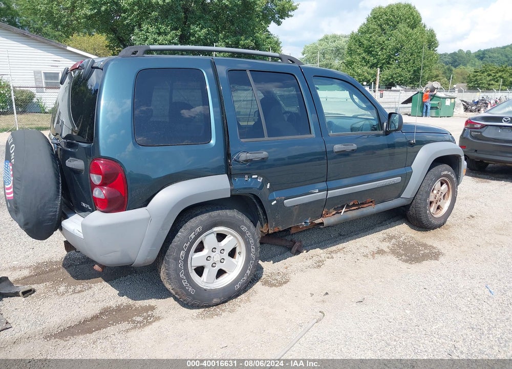 2005 JEEP LIBERTY SPORT VIN: 1J4GL48KX5W706524