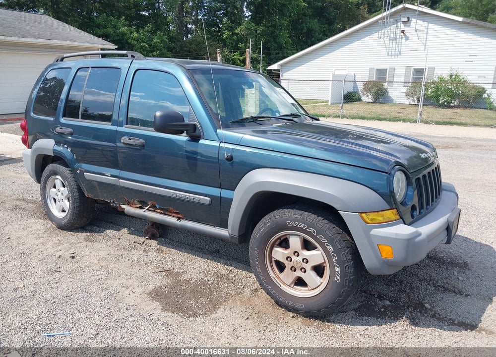 2005 JEEP LIBERTY SPORT VIN: 1J4GL48KX5W706524