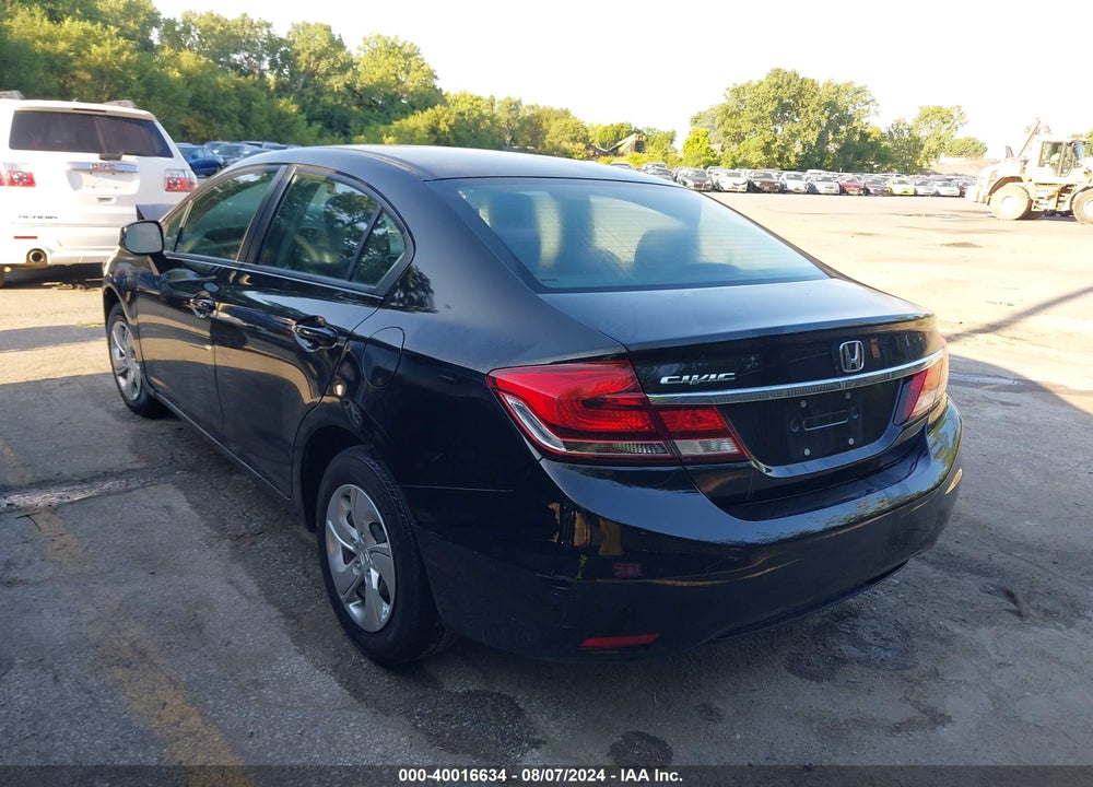 2013 HONDA CIVIC LX VIN: 2HGFB2F56DH596396