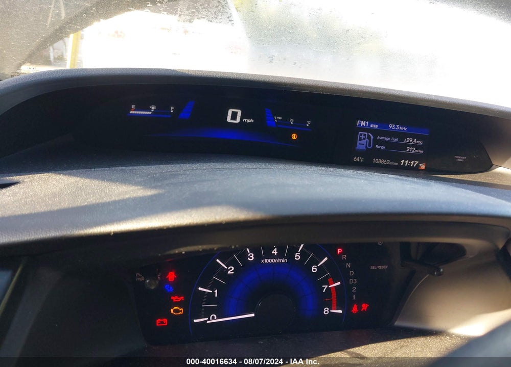 2013 HONDA CIVIC LX VIN: 2HGFB2F56DH596396