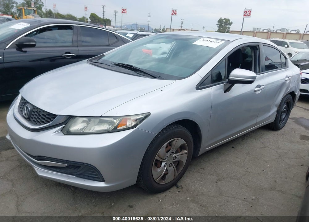 2015 HONDA CIVIC LX VIN: 2HGFB2F52FH518569