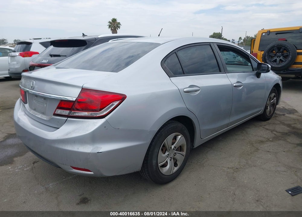 2015 HONDA CIVIC LX VIN: 2HGFB2F52FH518569