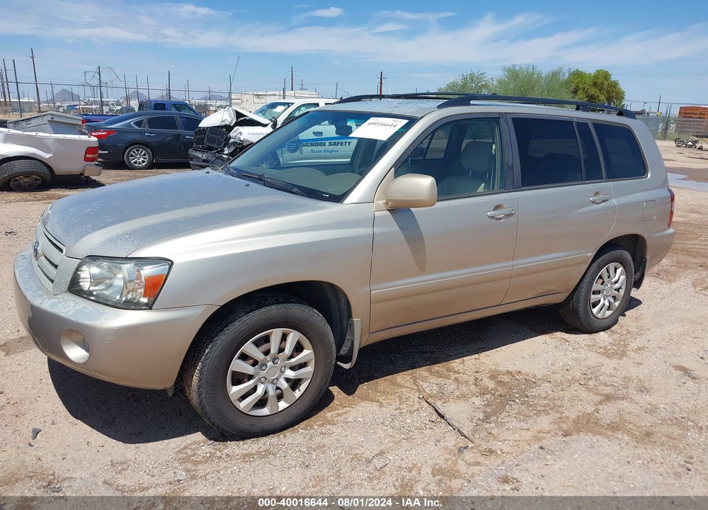 2006 TOYOTA HIGHLANDER VIN: JTEGD21A560147733