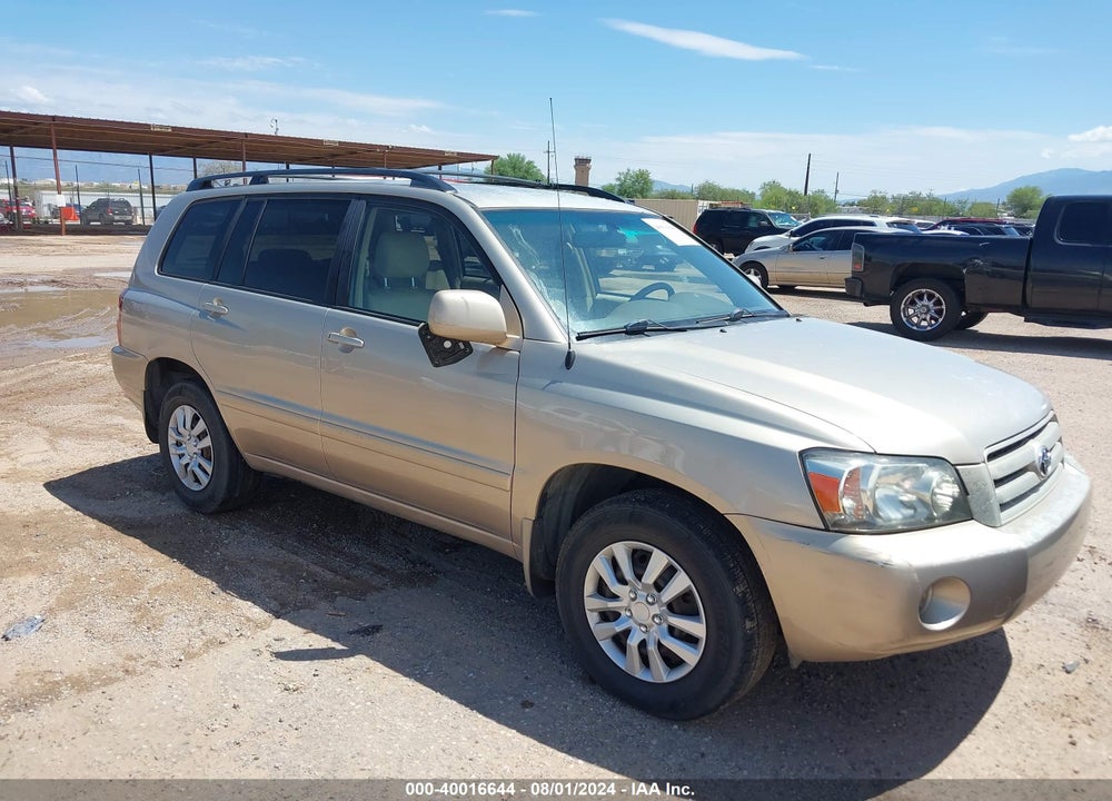 2006 TOYOTA HIGHLANDER VIN: JTEGD21A560147733