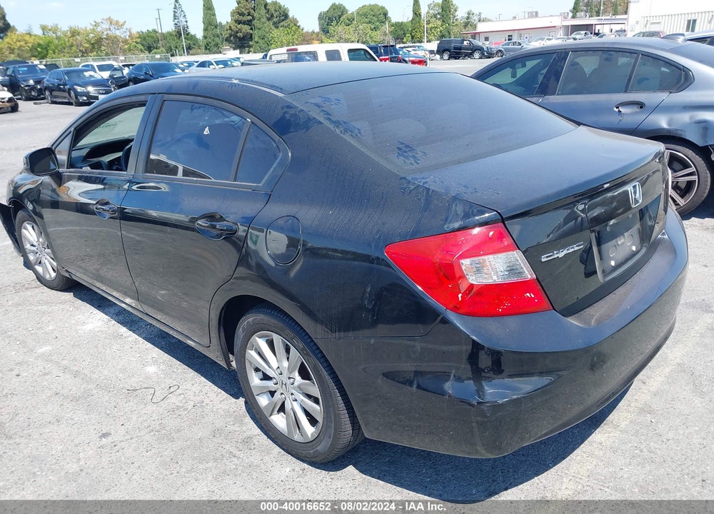 2012 HONDA CIVIC EX VIN: 19XFB2F81CE351850
