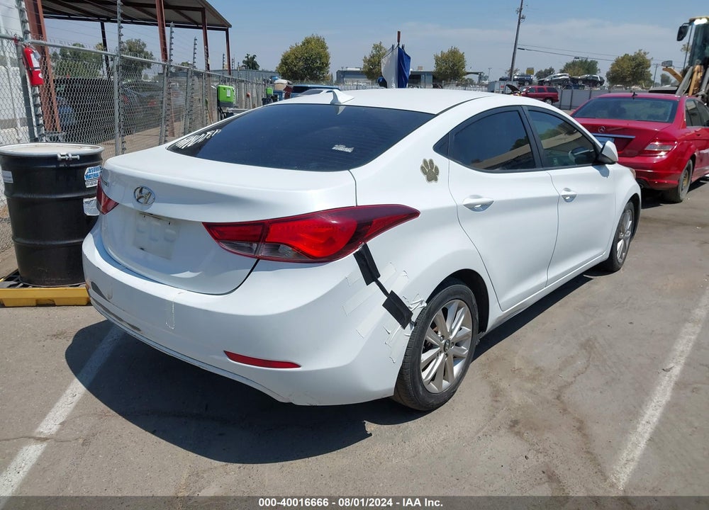 2015 HYUNDAI ELANTRA SE VIN: 5NPDH4AE8FH590925