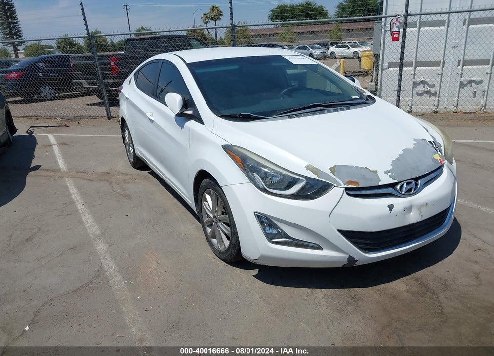 2015 HYUNDAI ELANTRA SE VIN: 5NPDH4AE8FH590925