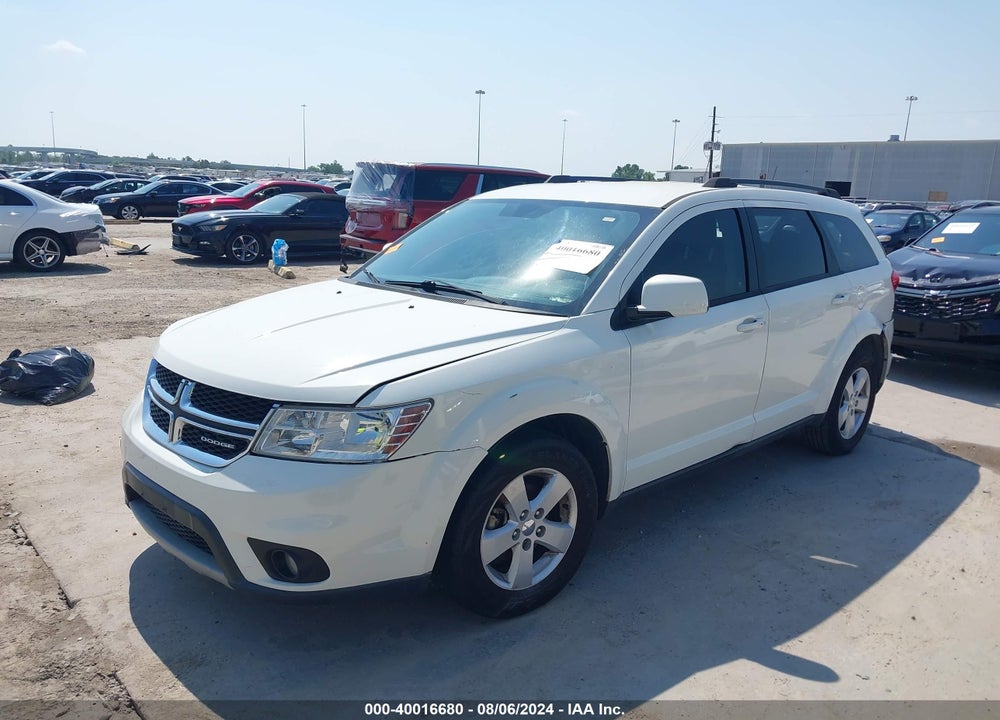 2012 DODGE JOURNEY SXT VIN: 3C4PDCBG8CT184853