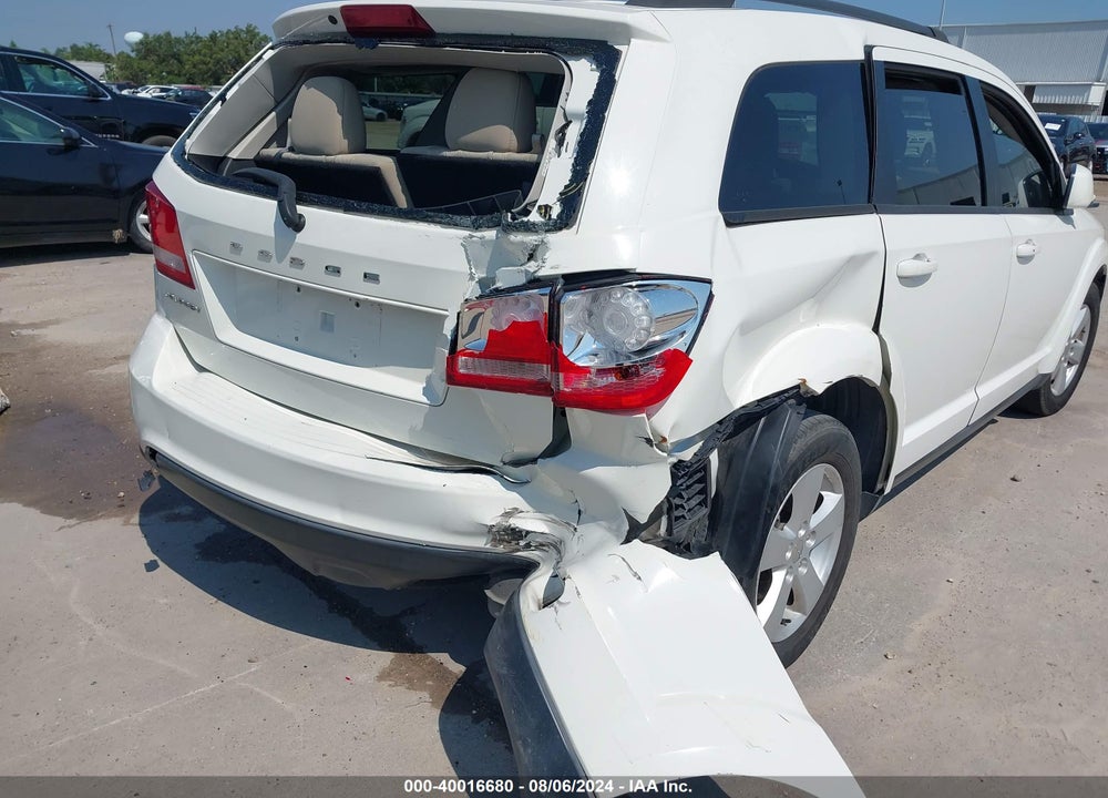 2012 DODGE JOURNEY SXT VIN: 3C4PDCBG8CT184853