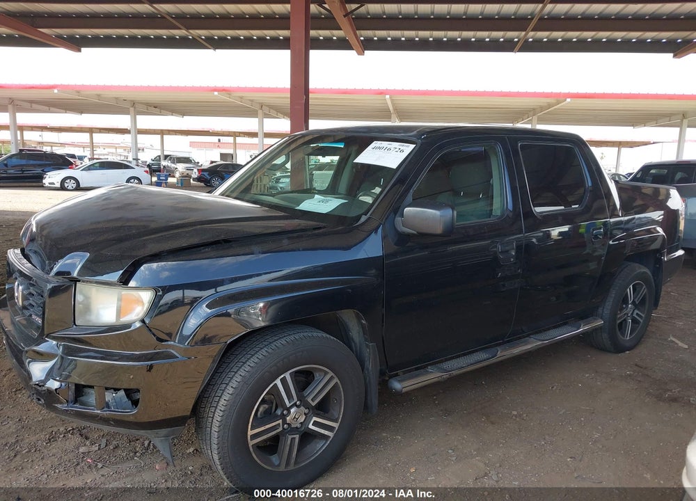 2012 HONDA RIDGELINE SPORT VIN: 5FPYK1F7XCB451098
