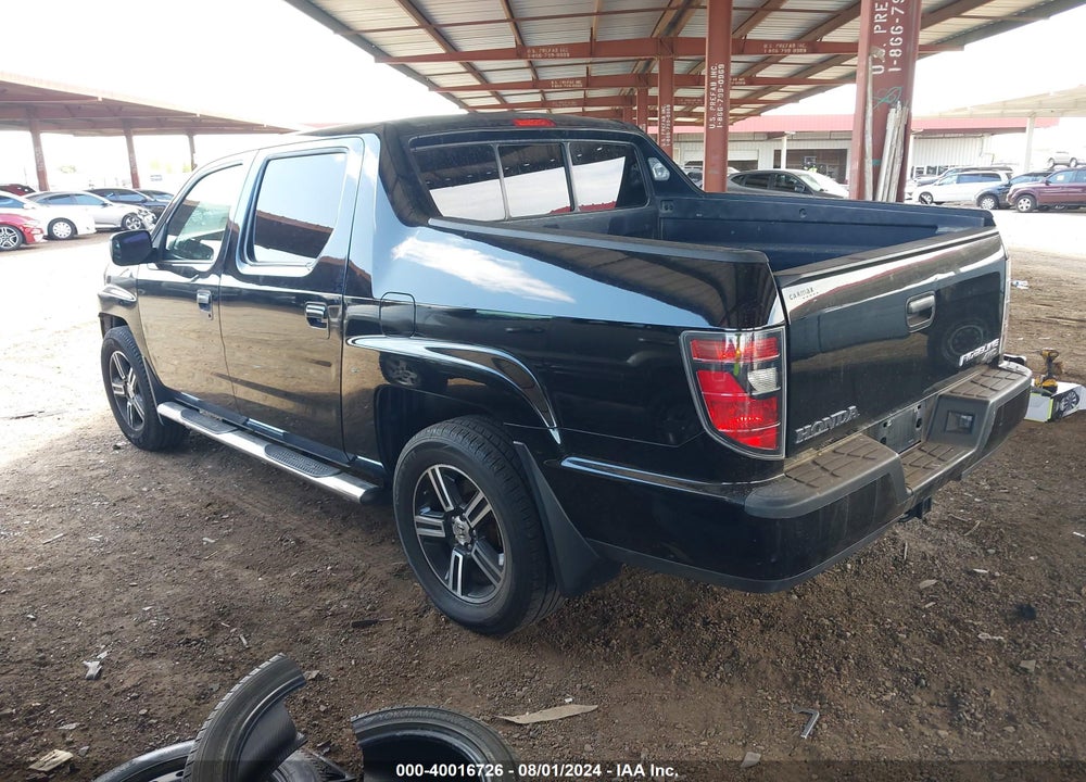 2012 HONDA RIDGELINE SPORT VIN: 5FPYK1F7XCB451098