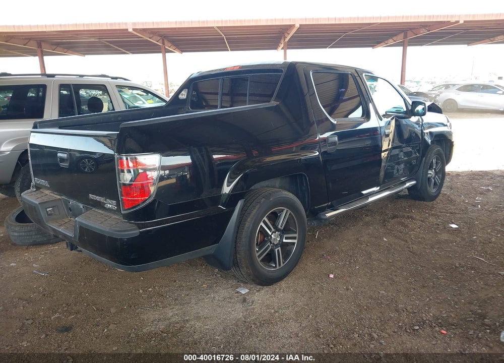 2012 HONDA RIDGELINE SPORT VIN: 5FPYK1F7XCB451098