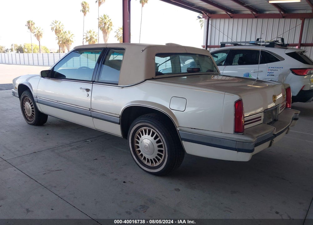 1991 CADILLAC ELDORADO VIN: 1G6EL13BXMU611381