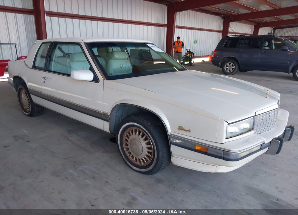 1991 CADILLAC ELDORADO VIN: 1G6EL13BXMU611381