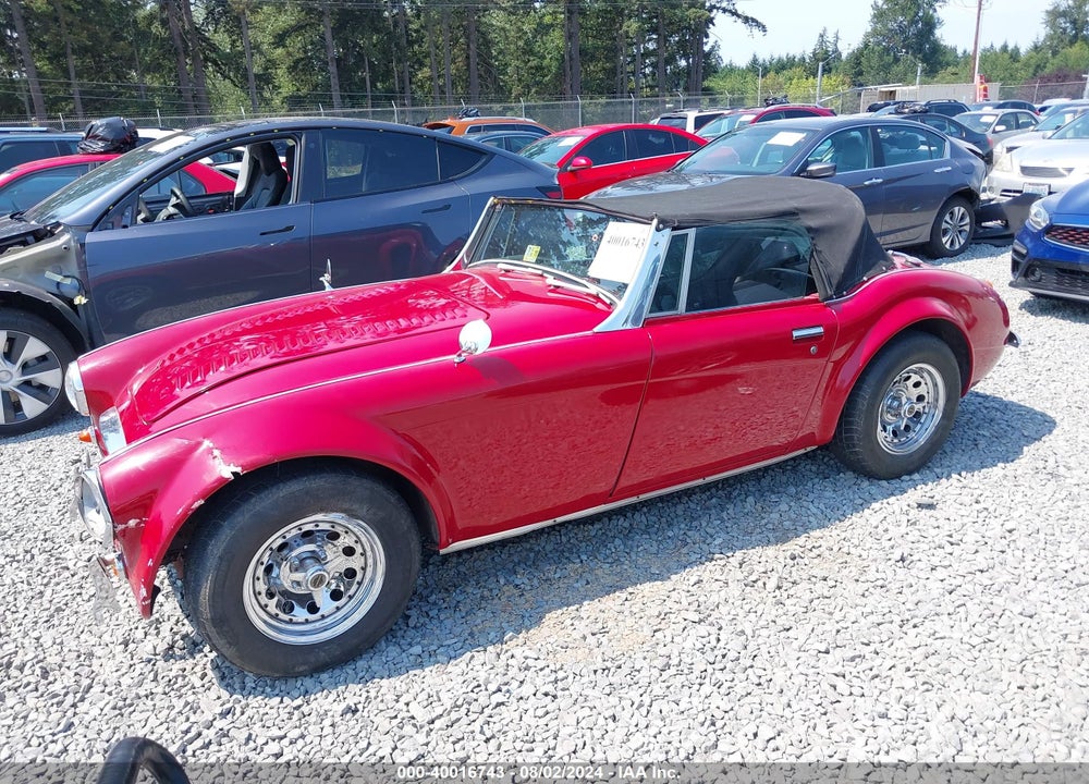 1965 AUST HEALEY VIN: 4CR8B9114LF001001