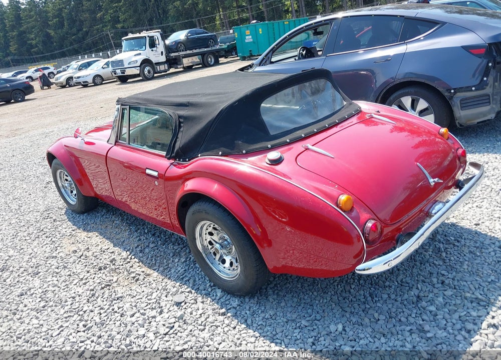 1965 AUST HEALEY VIN: 4CR8B9114LF001001