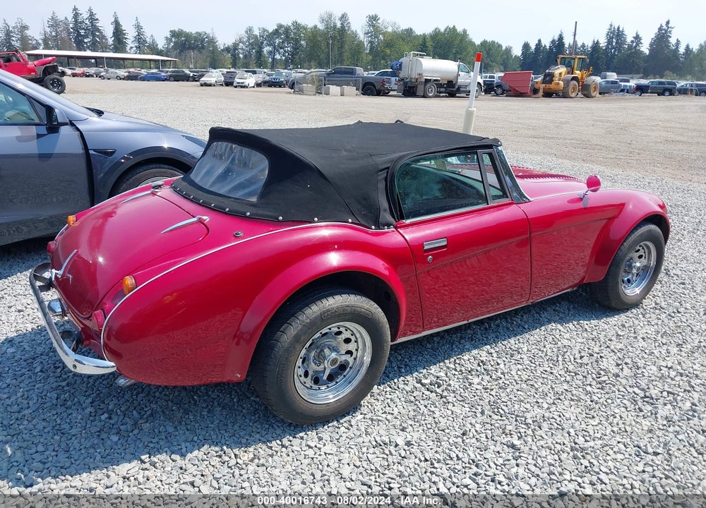 1965 AUST HEALEY VIN: 4CR8B9114LF001001
