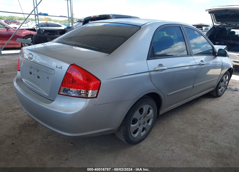 2008 KIA SPECTRA LX VIN: KNAFE122785581671