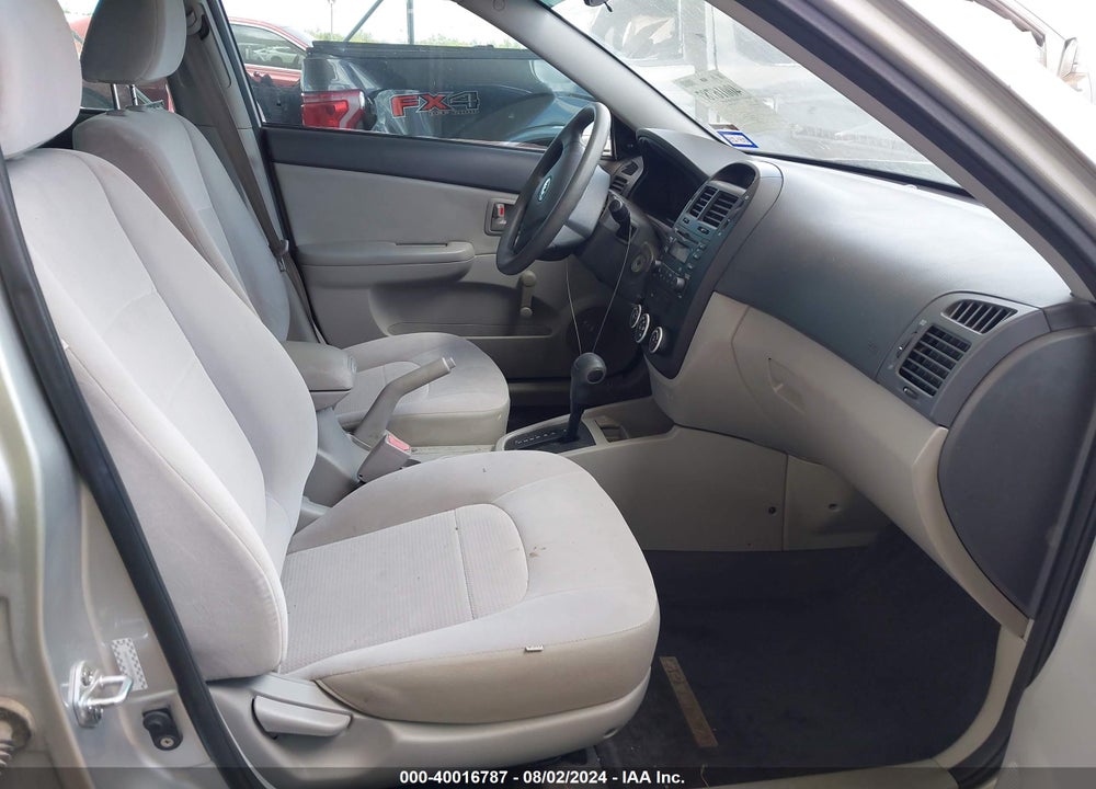 2008 KIA SPECTRA LX VIN: KNAFE122785581671