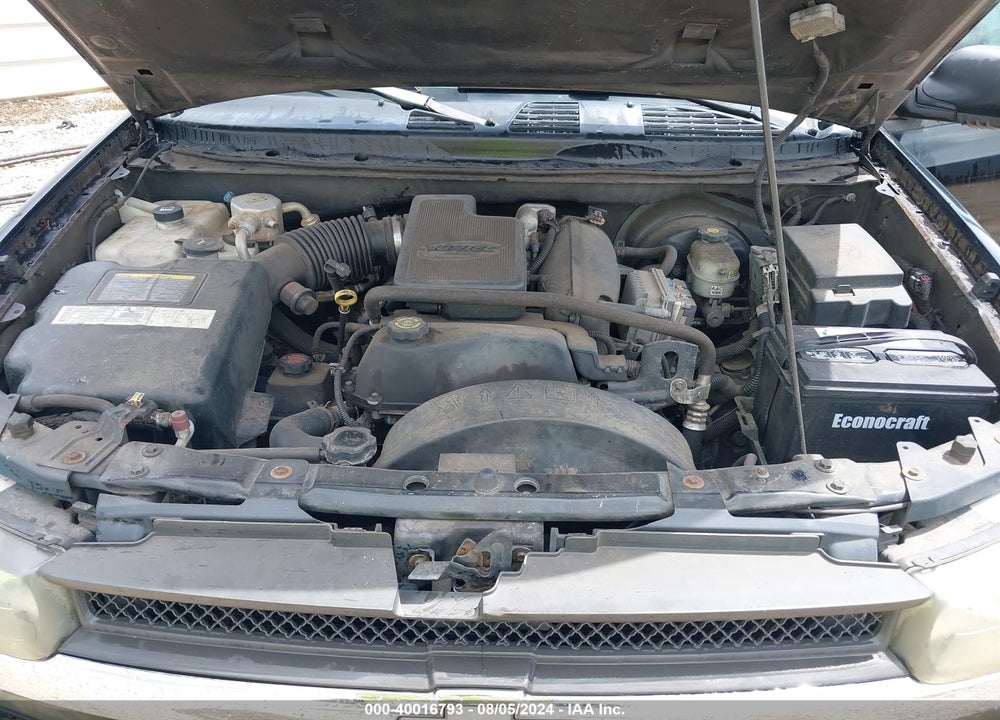 2002 CHEVROLET TRAILBLAZER LS VIN: 1GNDS13S322504149
