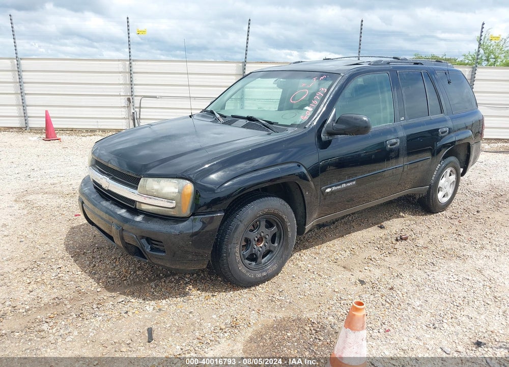 2002 CHEVROLET TRAILBLAZER LS VIN: 1GNDS13S322504149