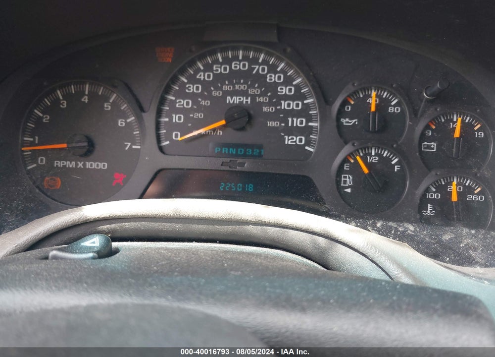 2002 CHEVROLET TRAILBLAZER LS VIN: 1GNDS13S322504149